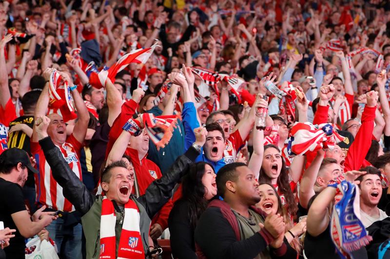 El Atlético de Madrid se quedó con la Europa League ante el Olympique de Marsella. Foto: EFE