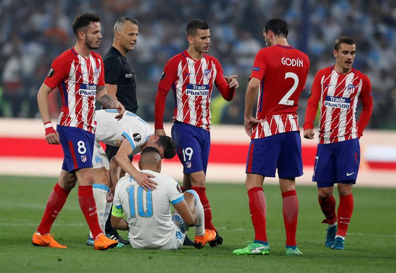 El Atlético de Madrid se quedó con la Europa League ante el Olympique de Marsella. Foto: EFE