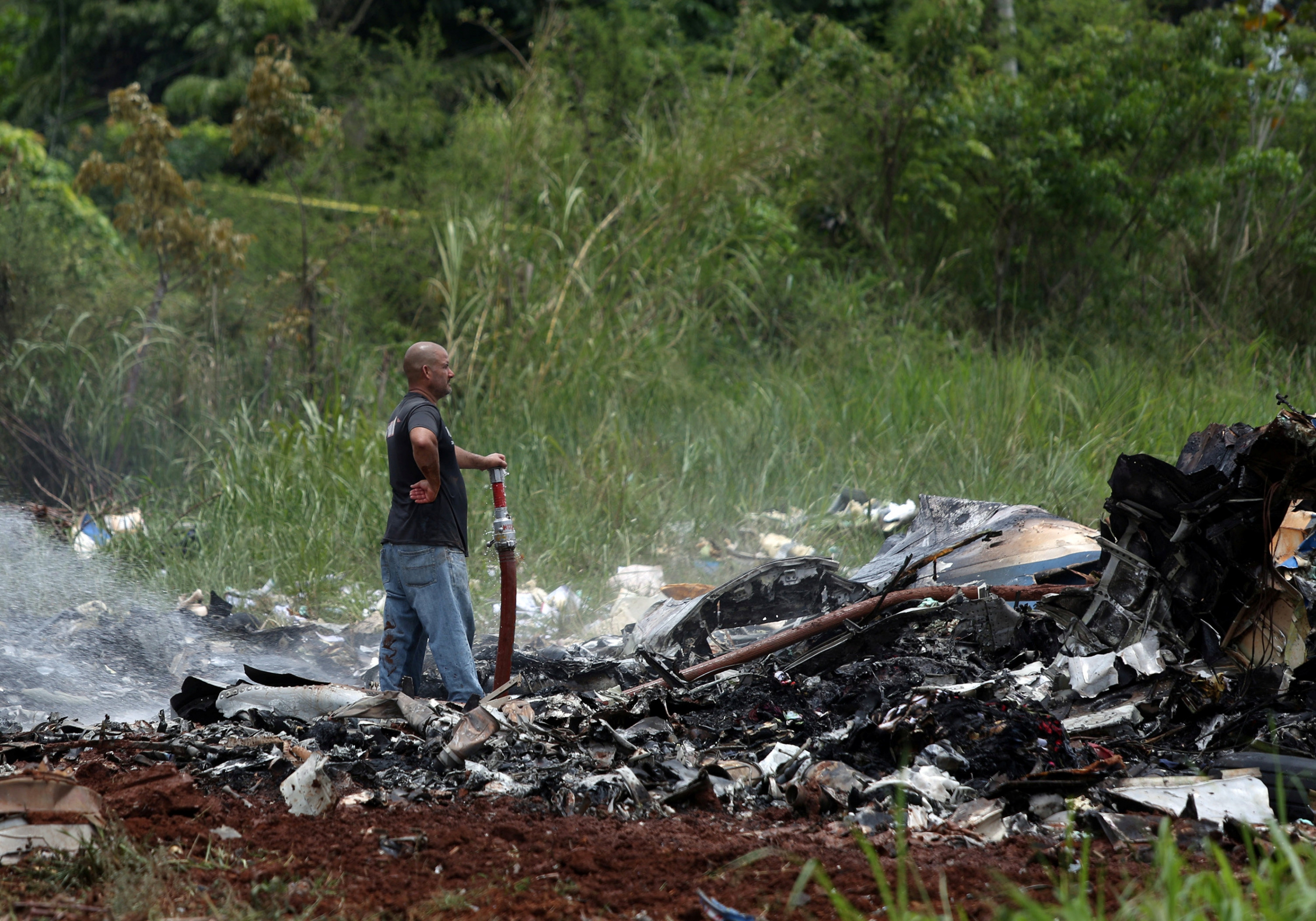 Se estrelló un avión en Cuba. Foto: Reuters