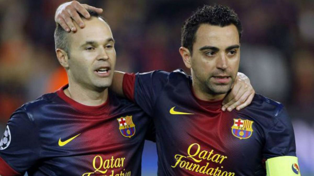 Andrés Iniesta y Xavi, dos leyendas del Barcelona