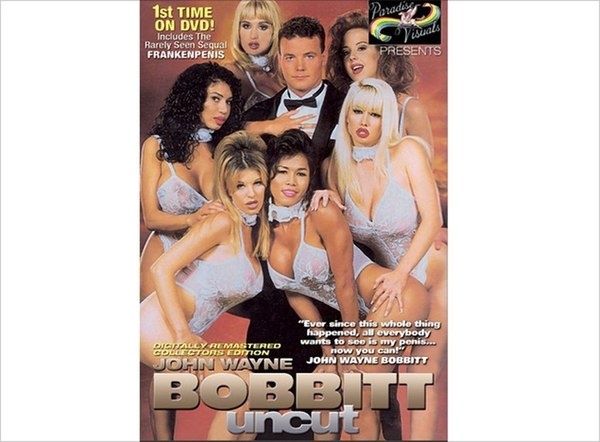 Carátula de John Wayne Bobbitt Uncut, película pornográfica de Bobbitt de 1994. Foto: Paradise Visuals