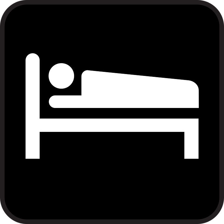 Icono de persona durmiendo. Foto: Pixabay