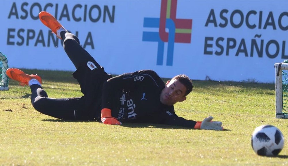 Entrenamiento de la selección uruguaya. Foto: AUF
