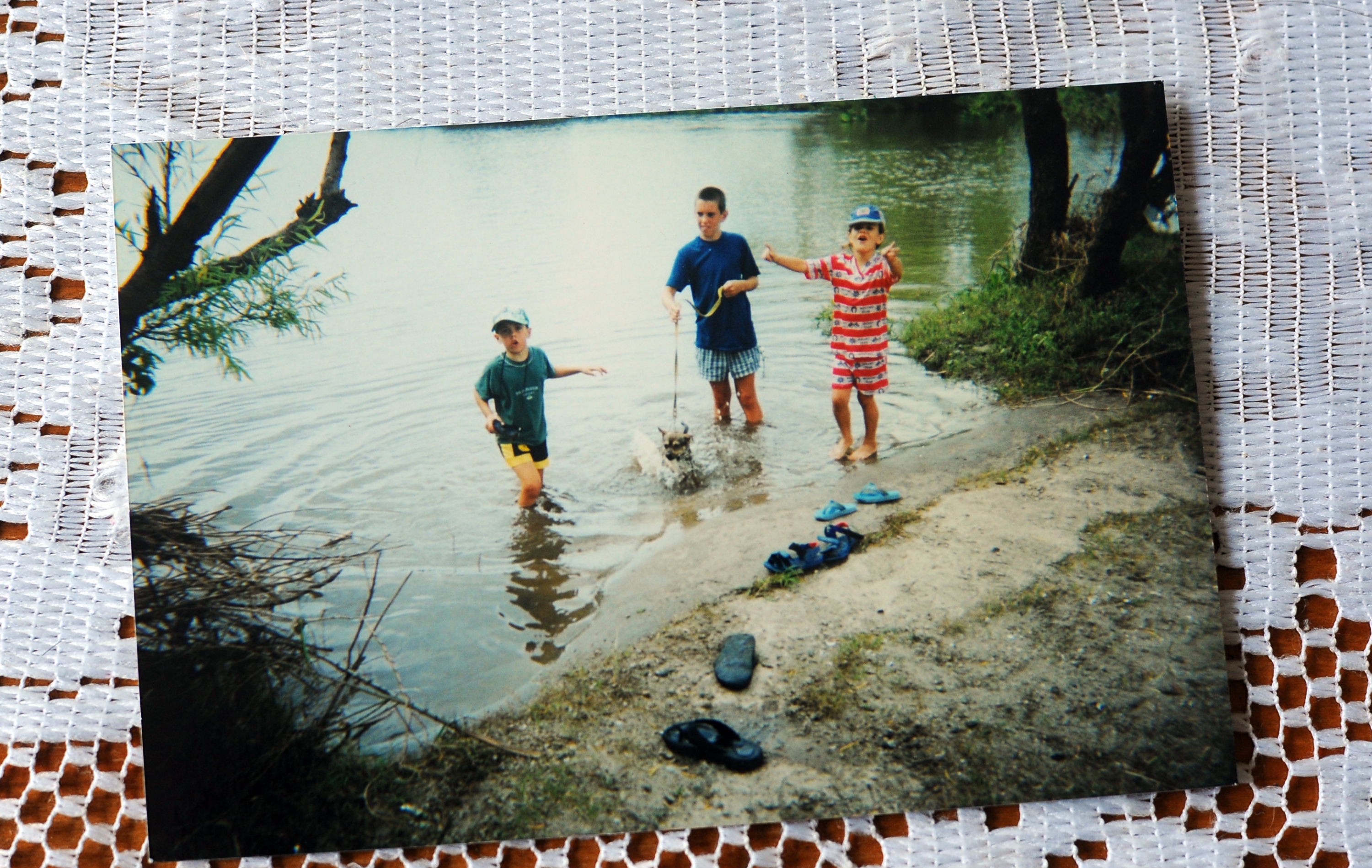 Diego Godín en su infancia en Rosario. Foto: El País