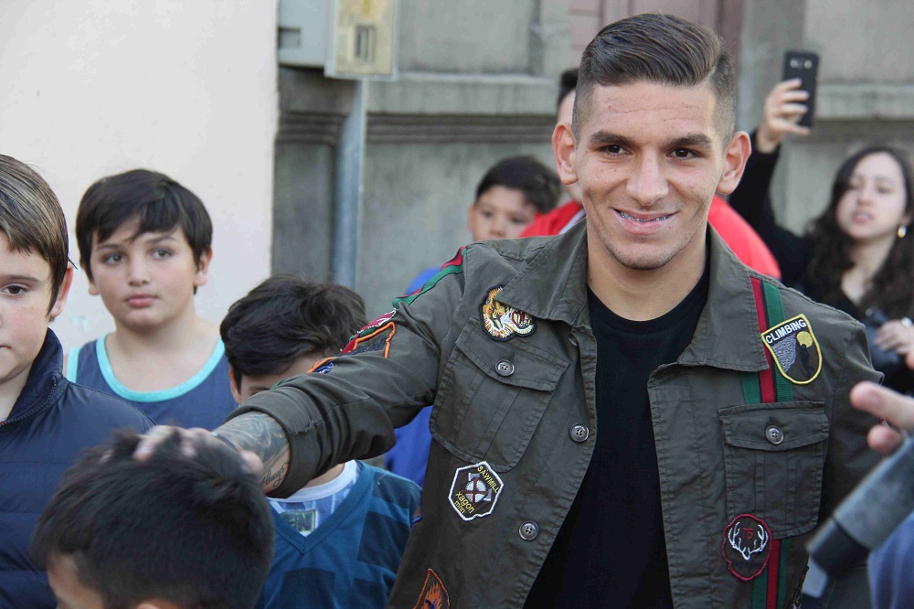 Lucas Torreira en Fray Bentos. Foto: Daniel Rojas