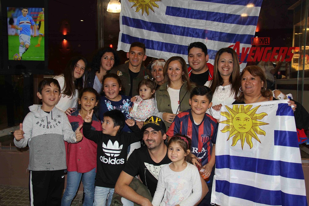 Lucas Torreira en Fray Bentos. Foto: Daniel Rojas
