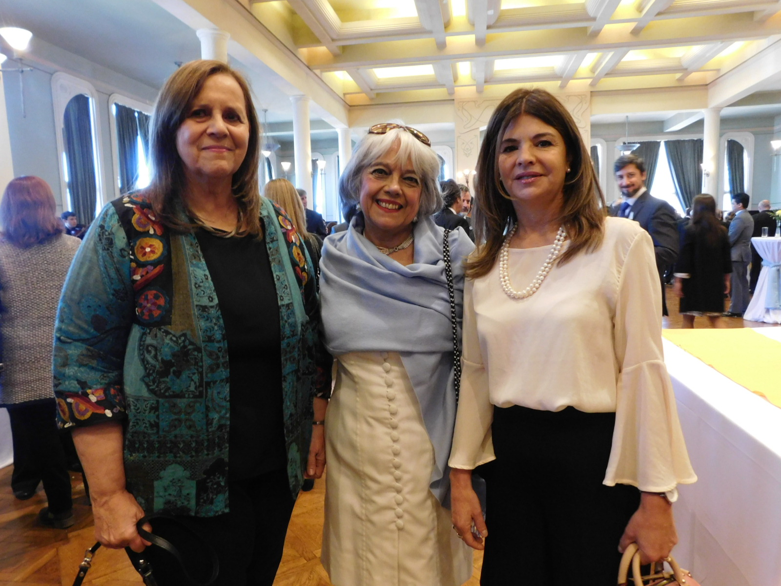Teresa Stighetti, Inés Prestes, Paula Devoto. Foto: Martha Aguiar