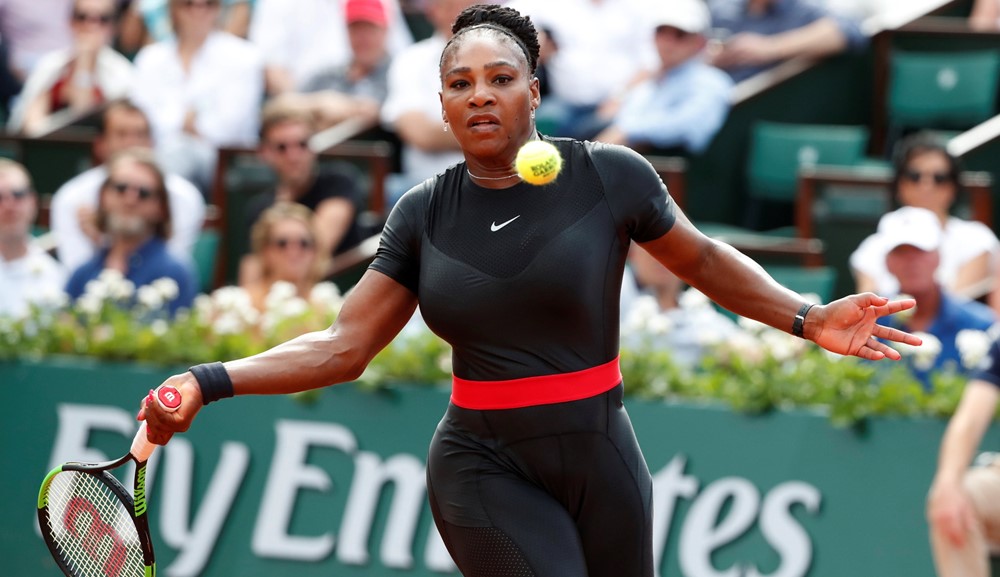 Serena Williams en Roland Garros. Fotos: AFP/Reuters
