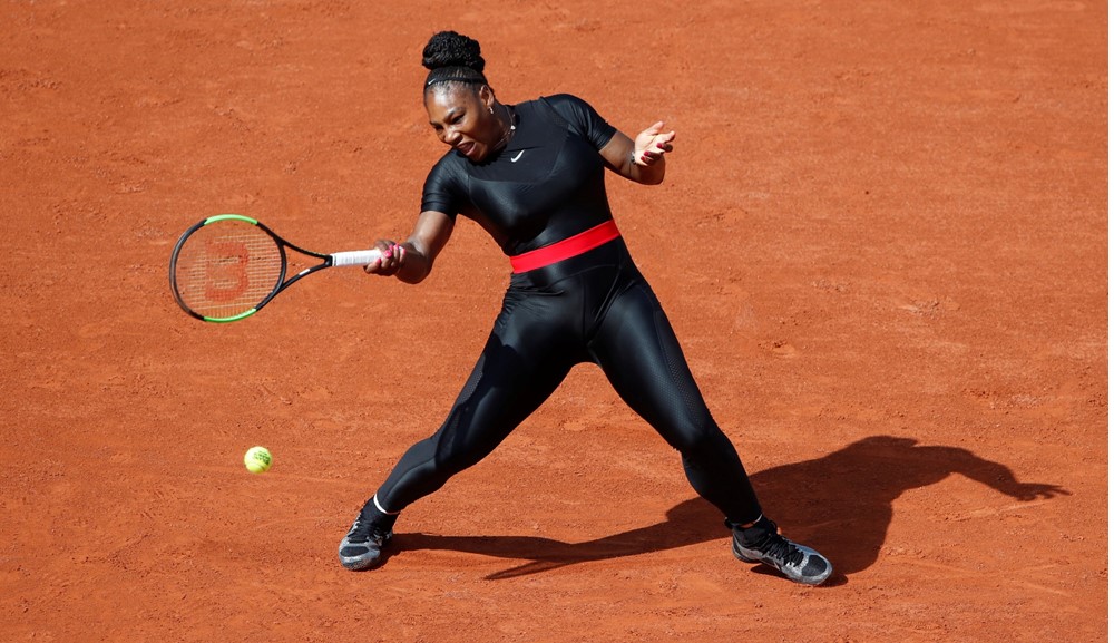 Serena Williams en Roland Garros. Fotos: AFP/Reuters