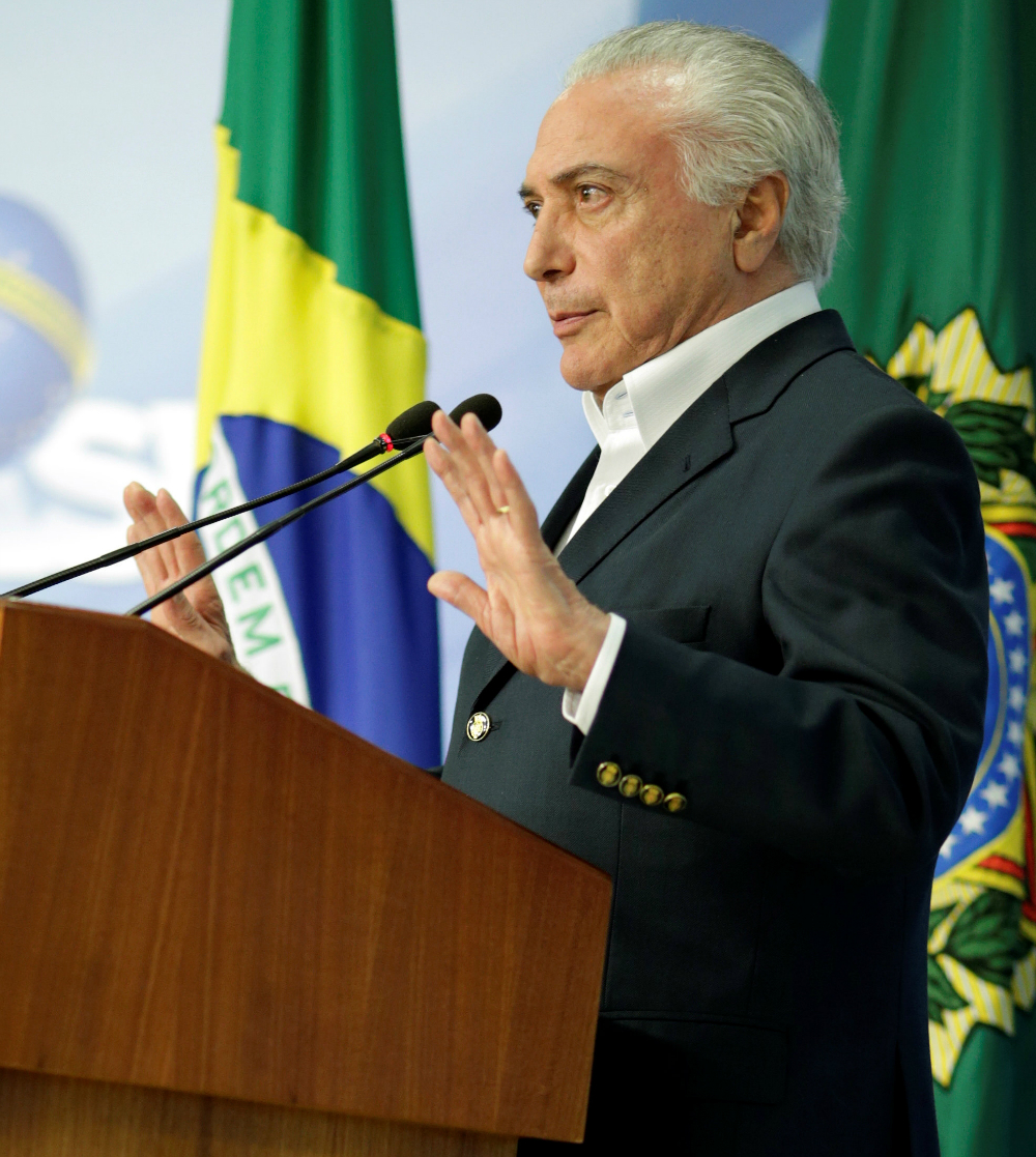 Michel Temer. Foto: Reuters