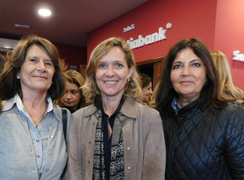 Ana Basso, Leonor Blanco, Marelen Holzmann. Foto: Martha Aguiar