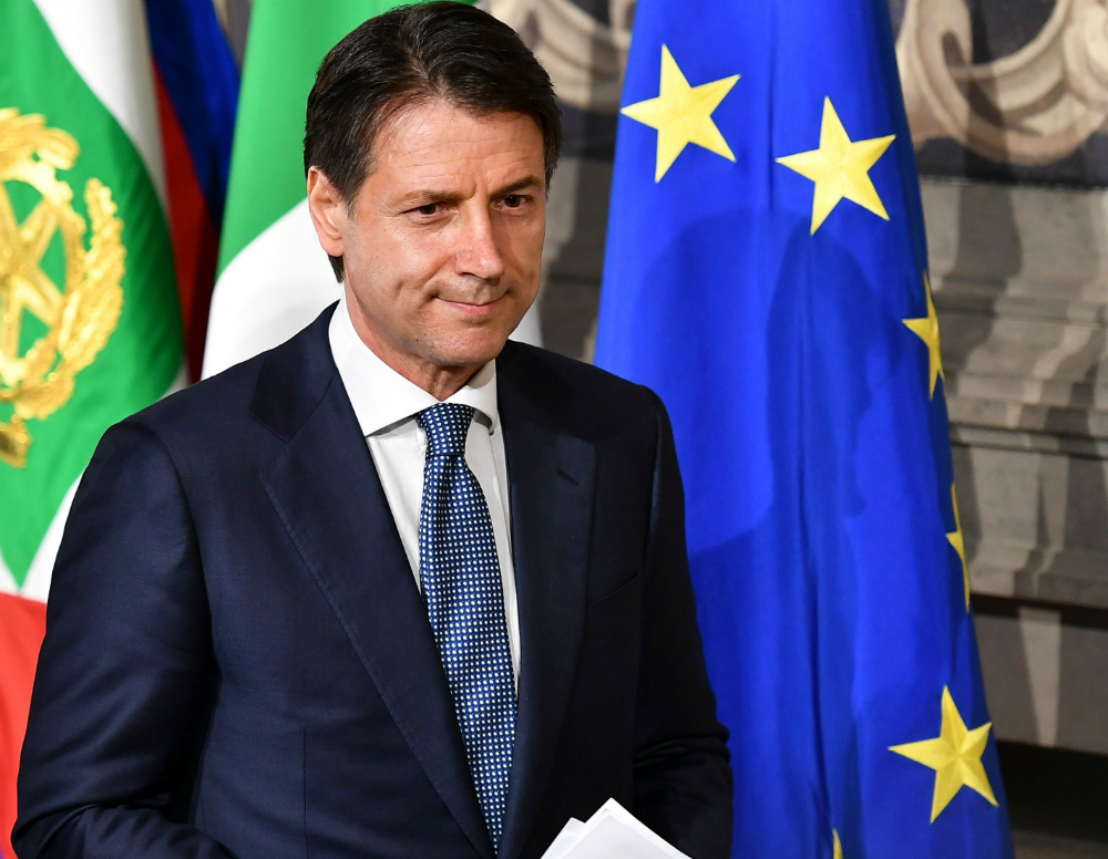 Giuseppe Conte. Foto: AFP