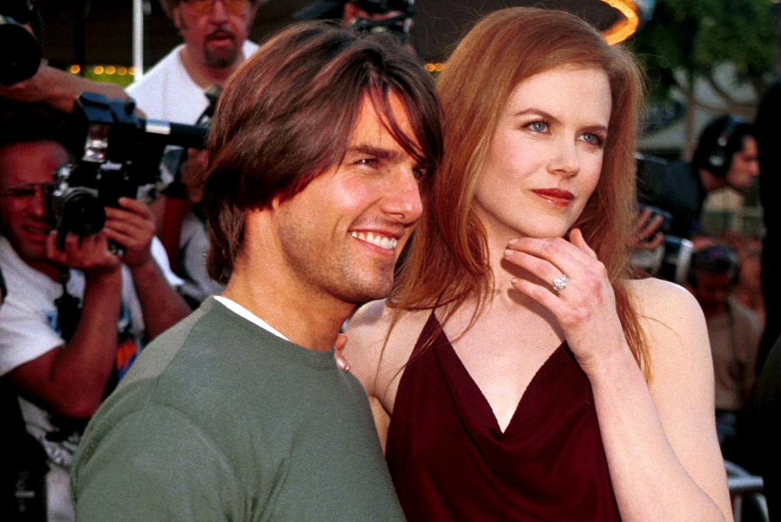 Tom Cruise y Nicole Kidman en el estreno de "Ojos bien cerrados"