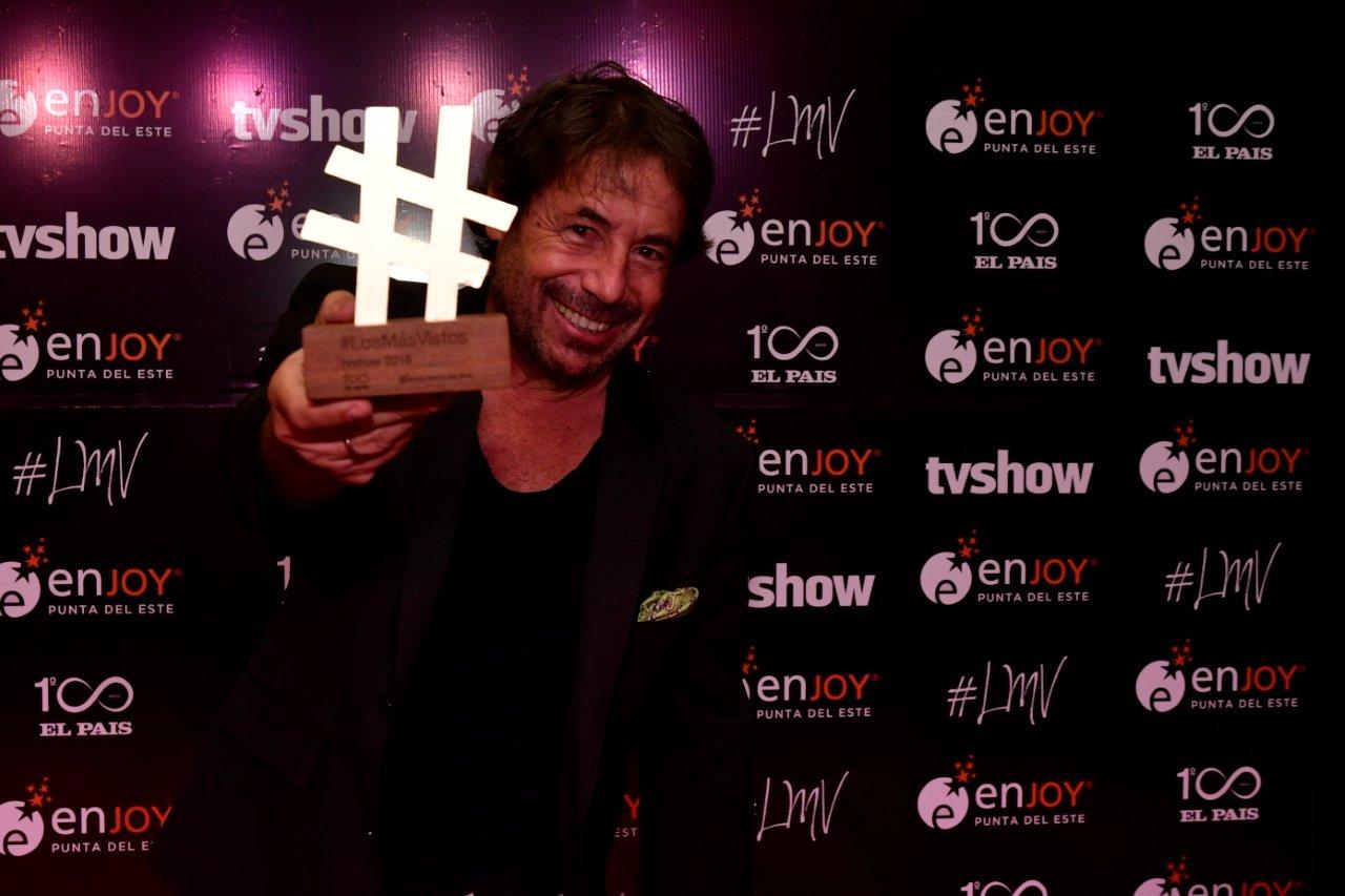 Sarkany dedicó el premio a la memoria de Carlos Di Doménico, "dejó su huella en Punta". Foto: Darwin Borrelli