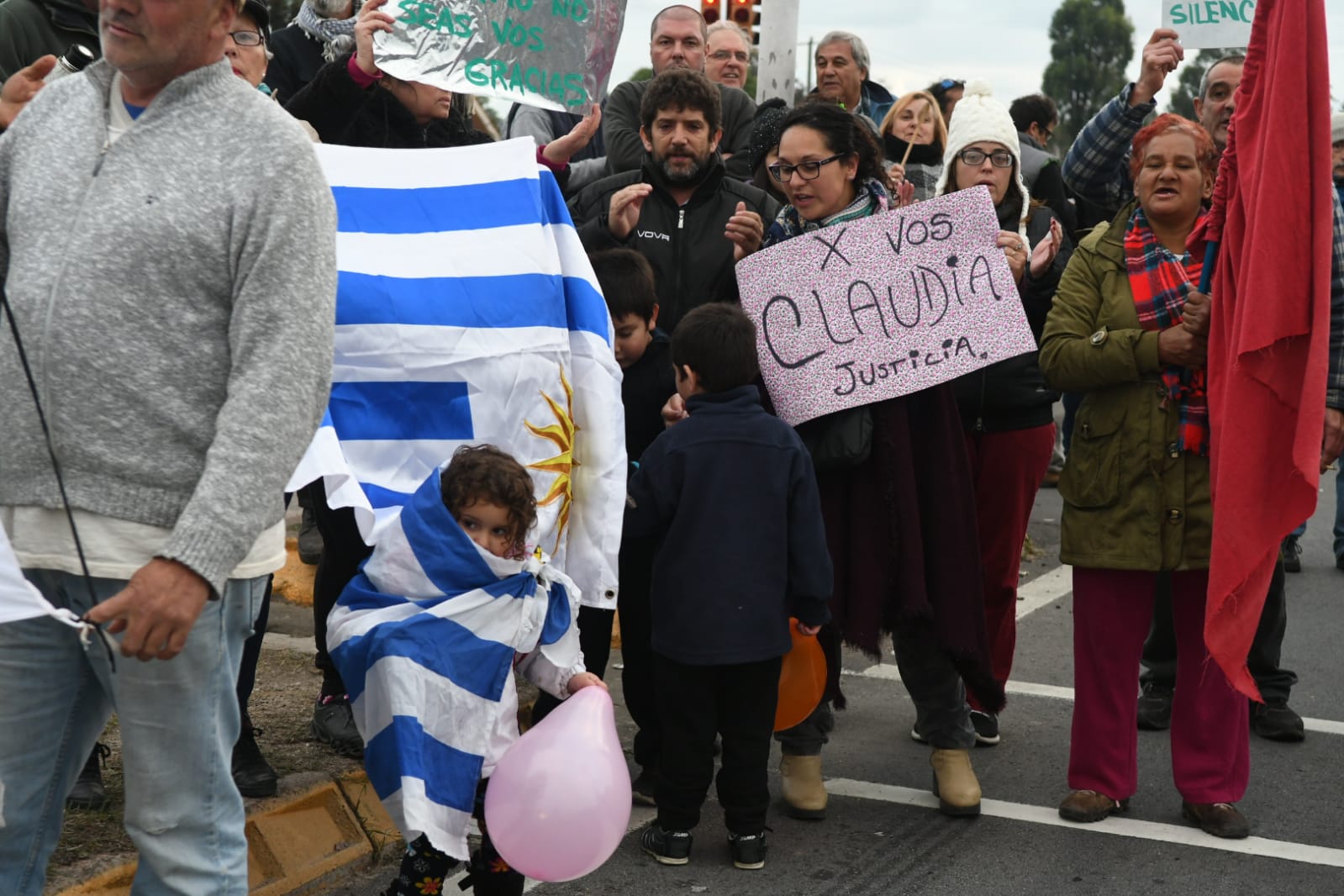 Protestas de vecinos en Pinamar. Foto: Ariel Colmegna