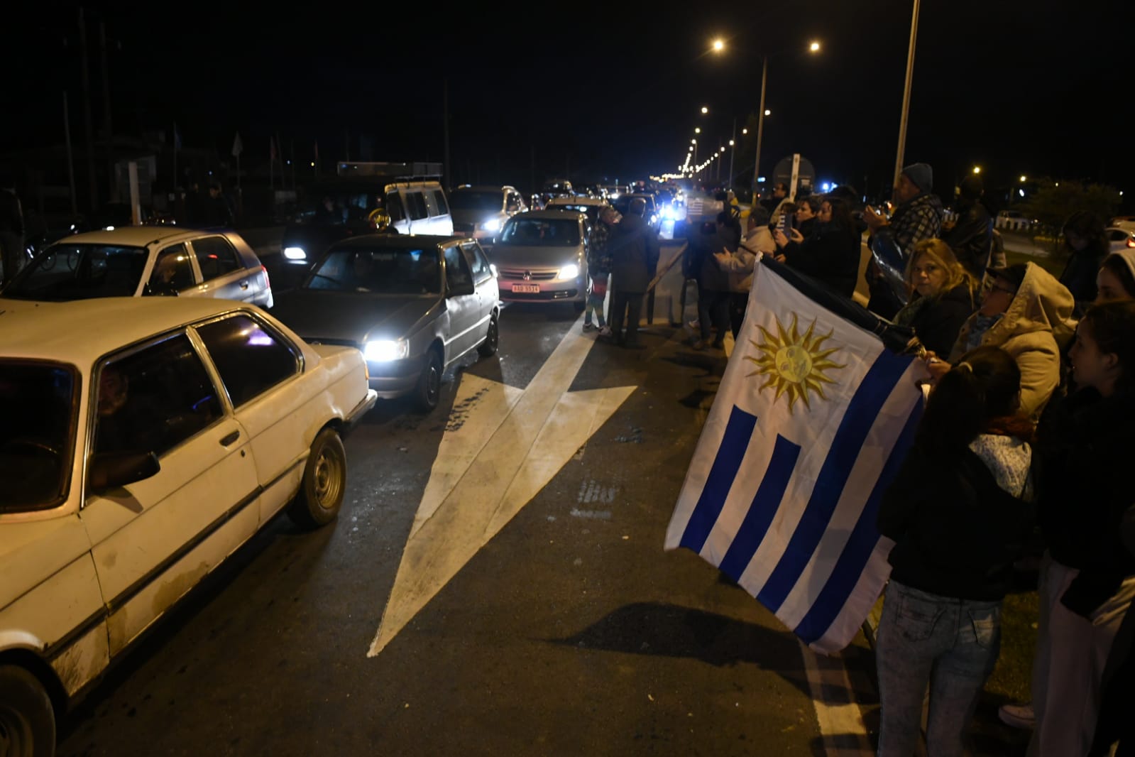 Protesta de vecinos en Pinamar. Foto: Ariel Colmegna