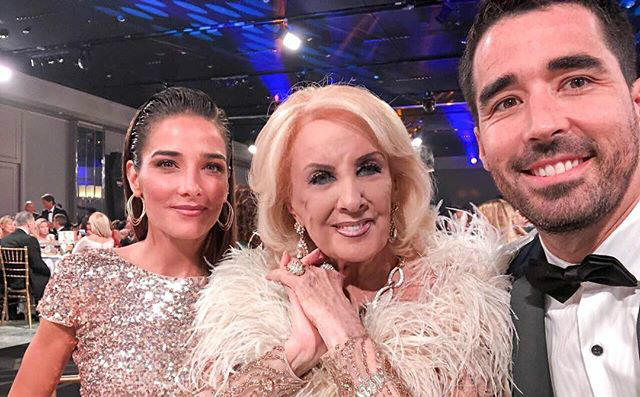 Juana, Mirtha y Nacho, otra que fue con sus nietos
