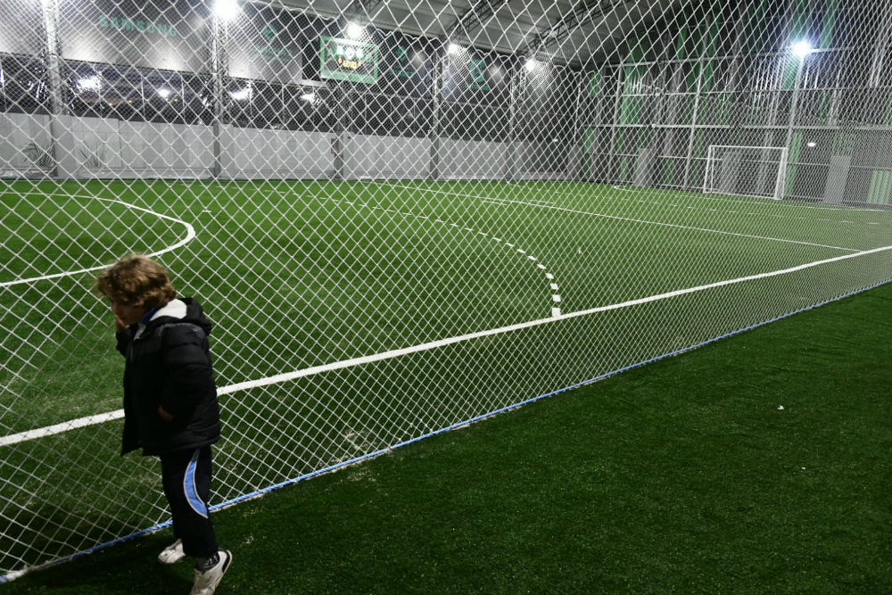Luis Suárez inauguró su complejo deportivo. Foto: Fernando Ponzetto / El País