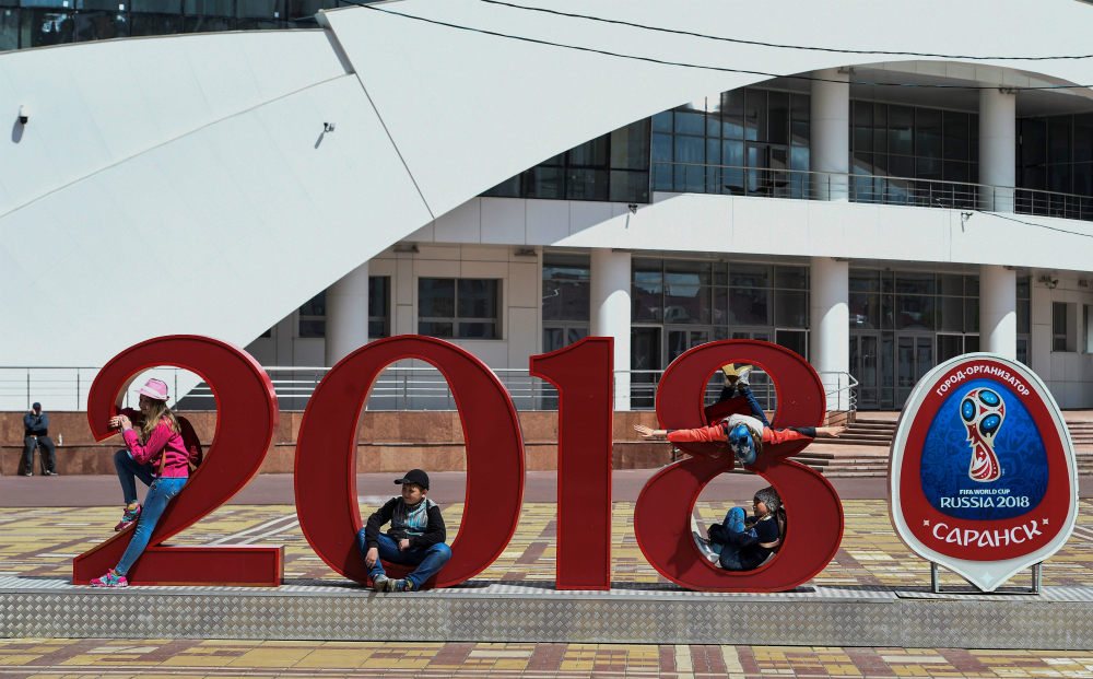 Todo listo para el Mundial de Rusia. Foto: AFP.