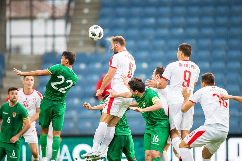 Sebia ante Bolivia. Foto: EFE