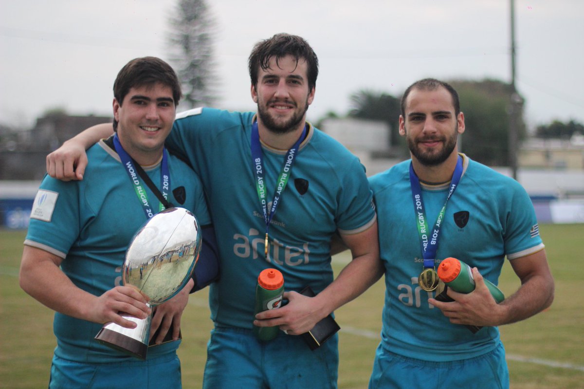 Los Teros campeones de la Nations Cup. Uruguay vs. Argentina. Foto: @RugbyUruguay