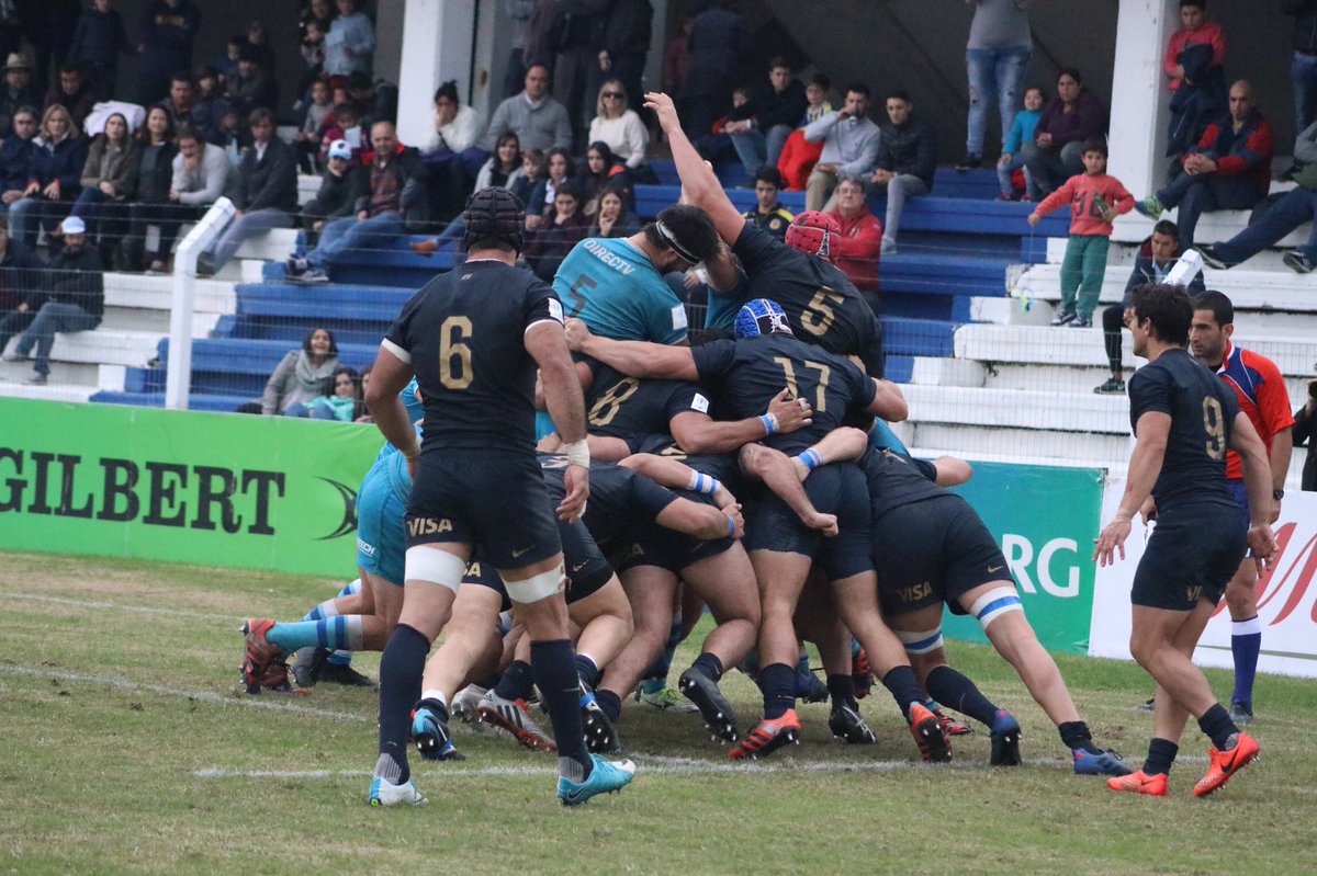 Los Teros campeones de la Nations Cup. Uruguay vs. Argentina. Foto: @RugbyUruguay