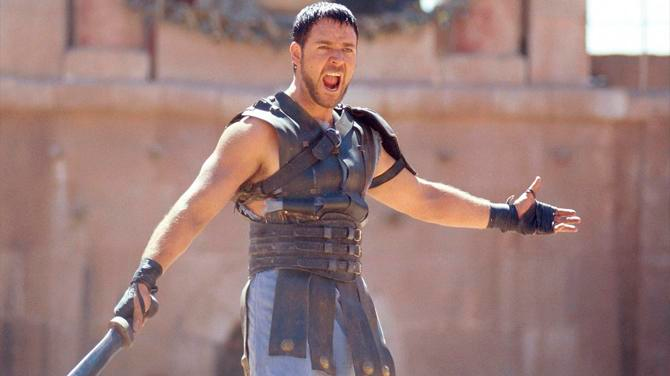 Russell Crowe en Gladiador