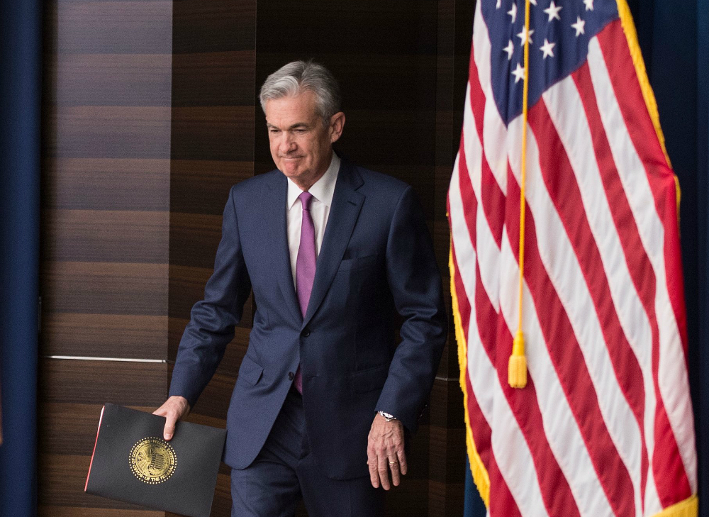 Jerome Powell: el presidente de la Reserva Federal dijo que alrededor de 2019, “las tasas de interés se acercarán al nivel neutral”. Foto: AFP