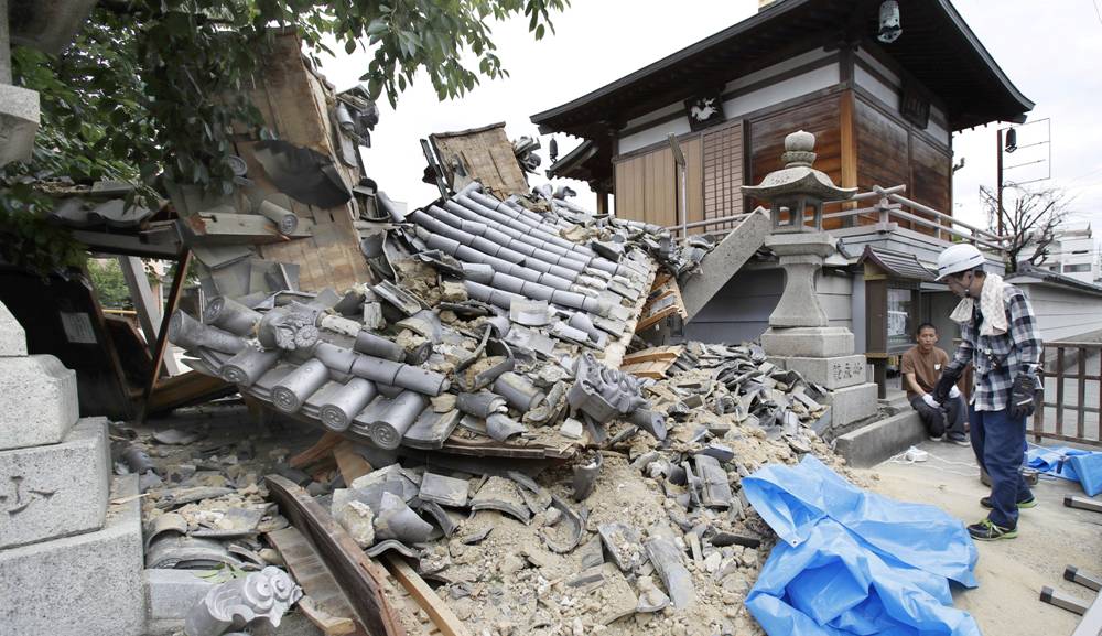 Escombros de las locaciones afectadas por el terremoto. Foto: Reuters