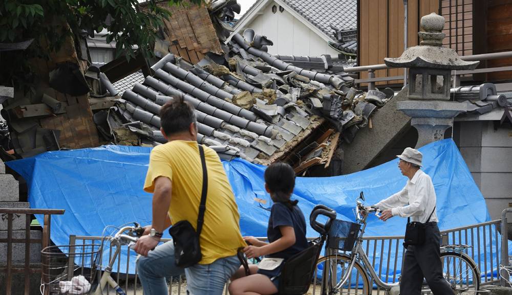 Escombros de las locaciones afectadas por el terremoto. Foto: AFP