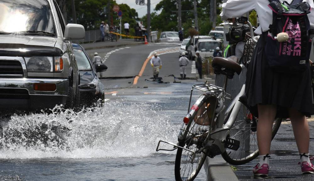 Consecuencias de las zonas afectadas por el terremoto. Foto: AFP