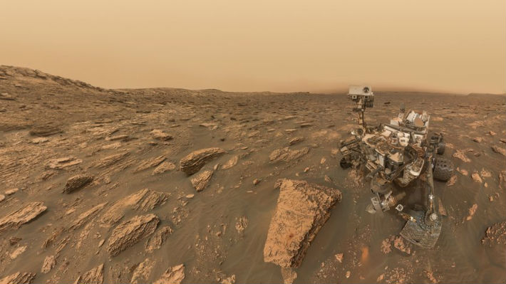 La selfie del Curiosity. Foto: NASA