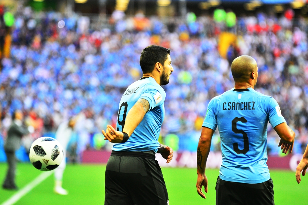 Carlos Sánchez y una nueva asistencia. FOTO: Nicolás Pereyra.