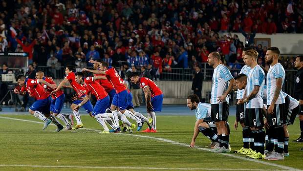 Final de la Copa América 2015 entre Chile y Argentina. Foto: AFP.