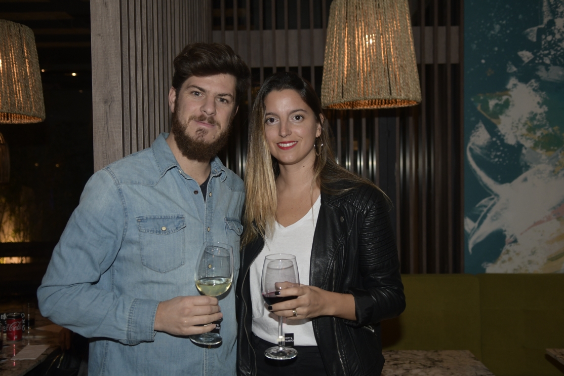 Martín Estévez, Cecilia Malmado.