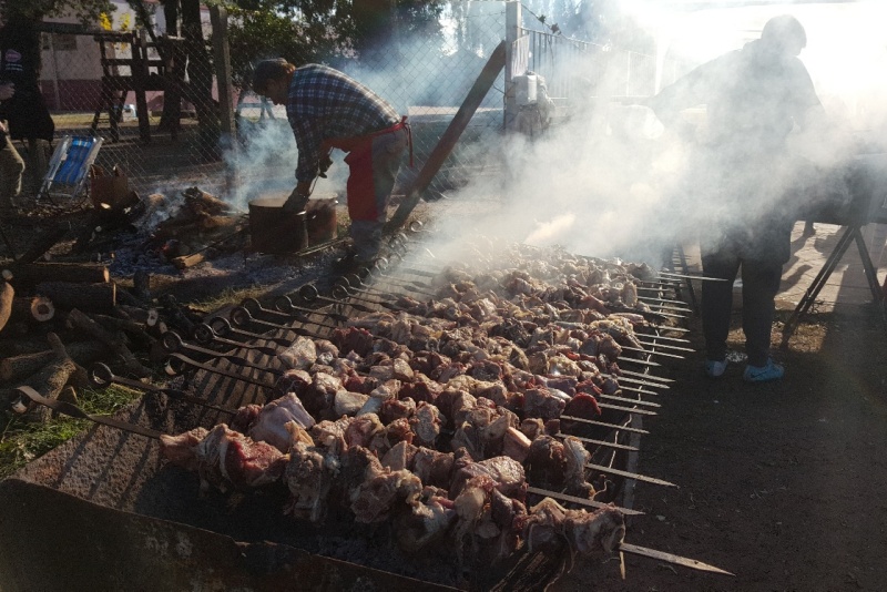 Así se vivió el duelo entre Uruguay y Rusia en San Javier. Fotos: Daniel Rojas.