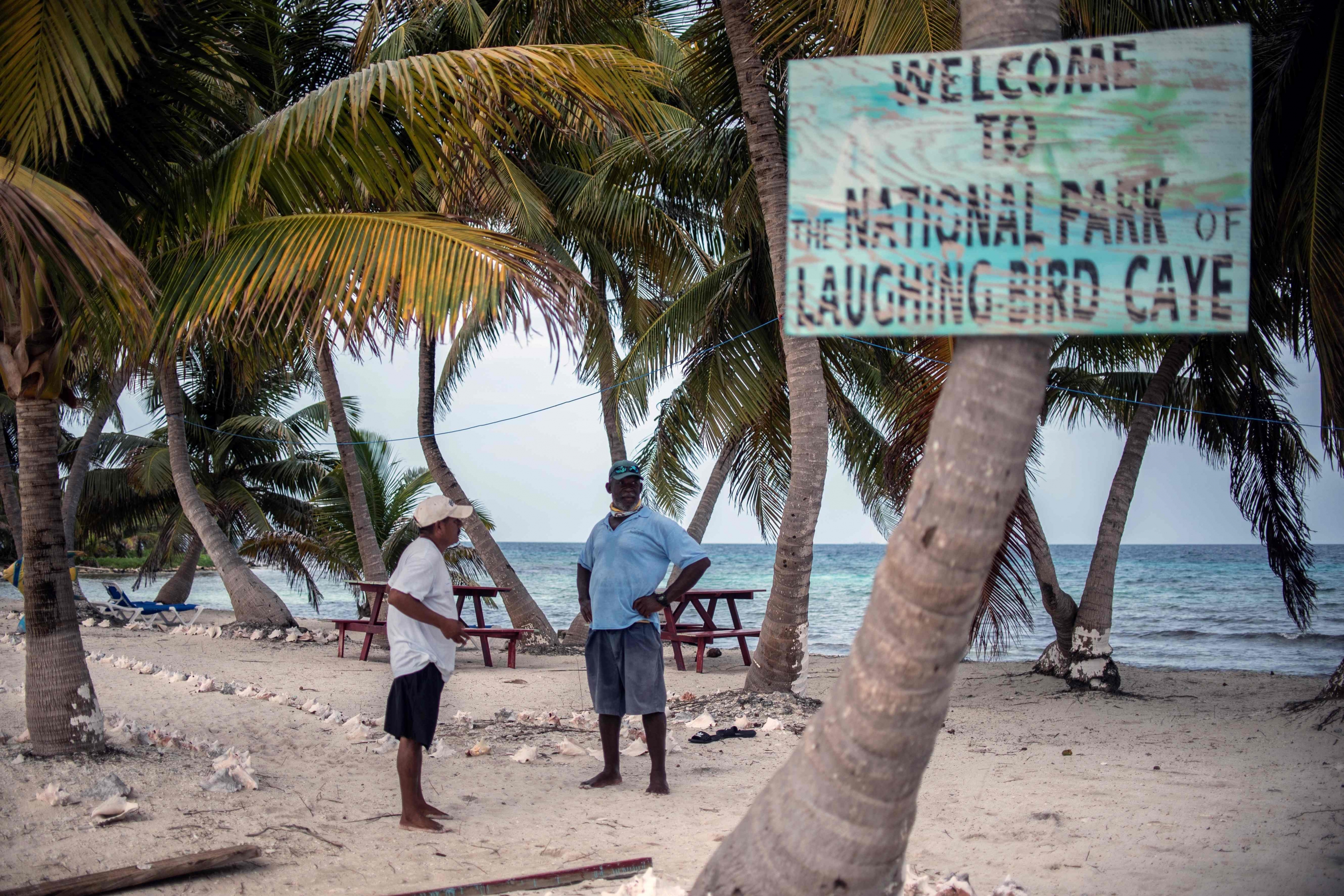 Imágenes de la barrera de coral de Belice, la segunda más importante del mundo. Foto: AFP