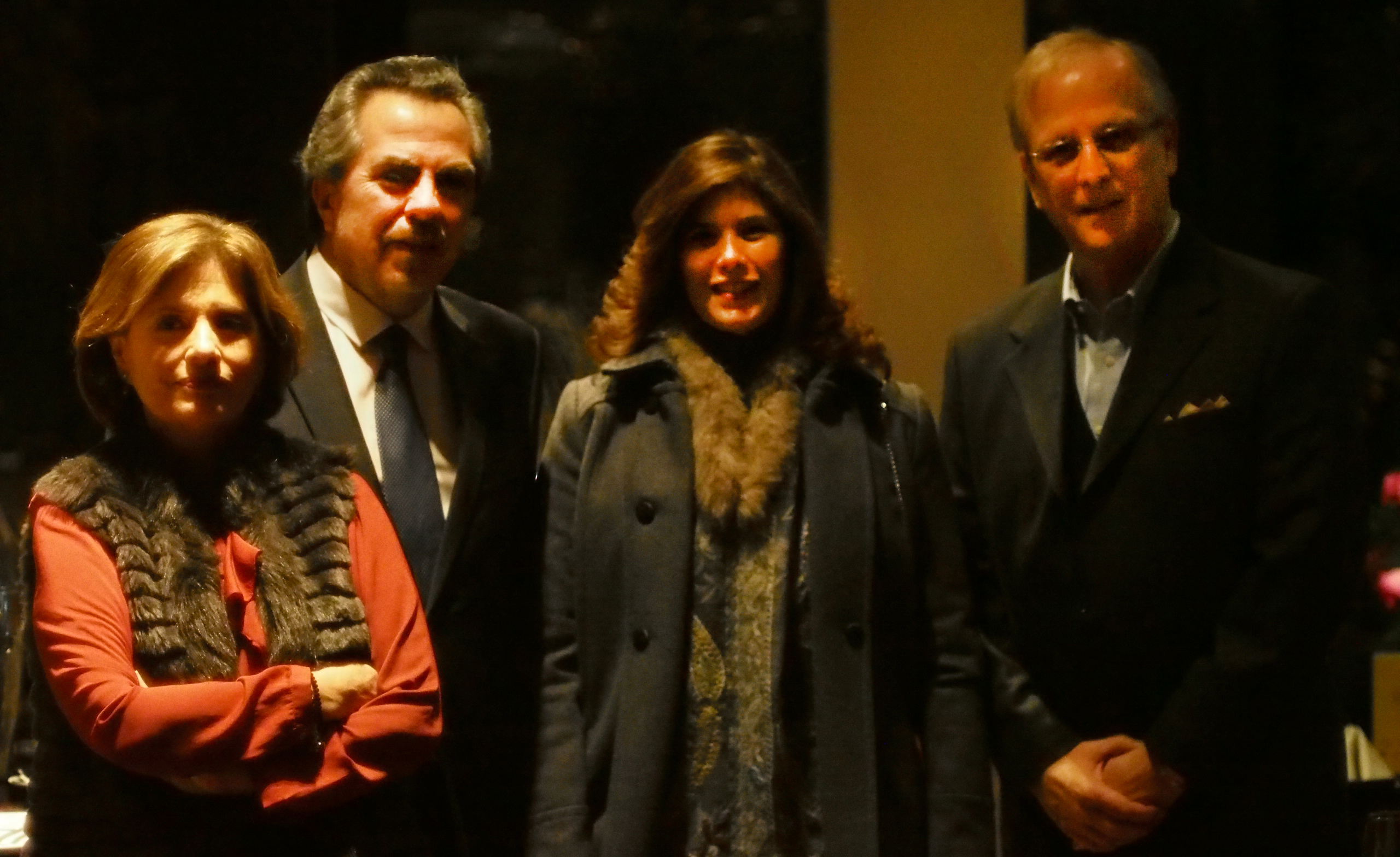 Cecilia Suárez, Embajador de Ecuador Galo Galarza, Embajadora de Colombia Natalia Abello Vives, Embajador de Perú Augusto Arzubiaga.