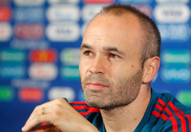 Andrés Iniesta. Foto: EFE