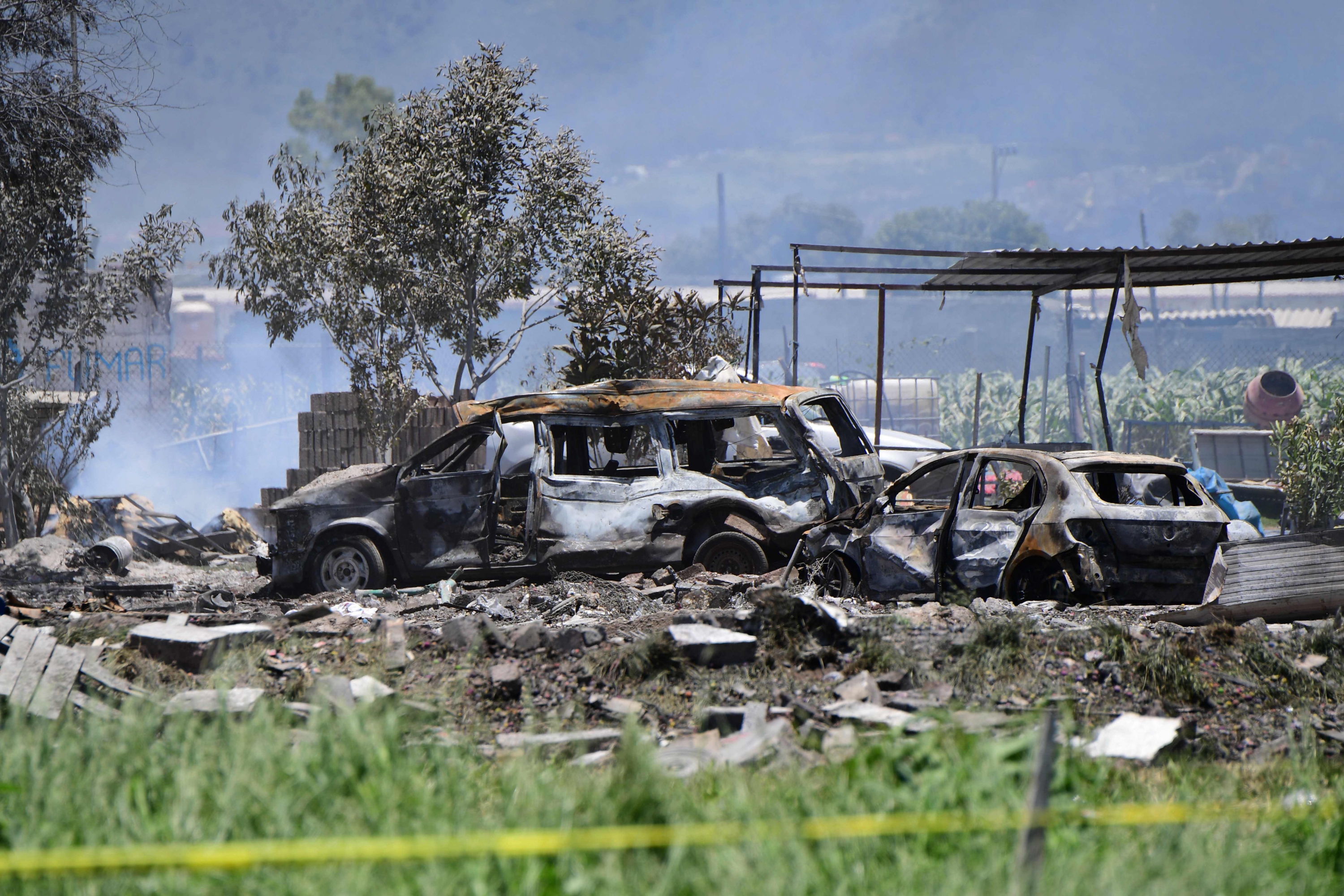 Dos explosiones en talleres pirotécnicos dejaron más de una decena de muertos. Foto: