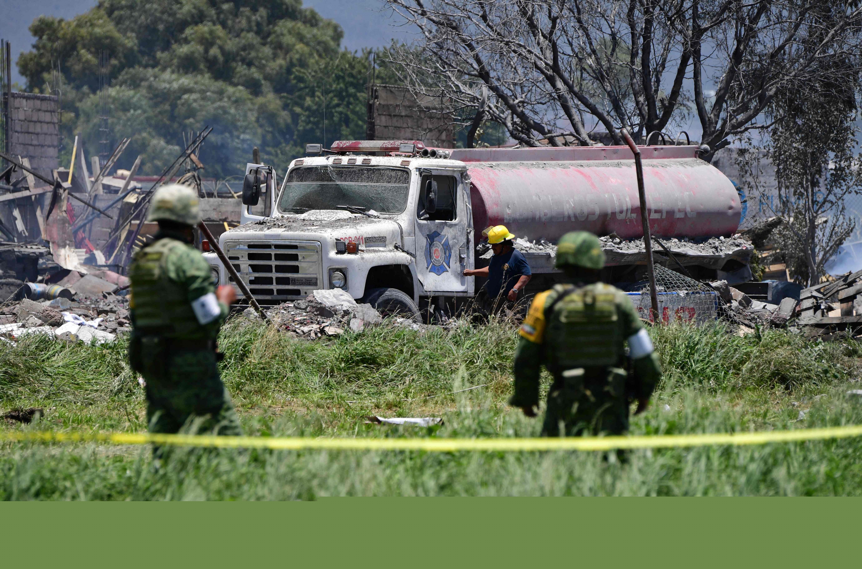 Dos explosiones en talleres pirotécnicos dejaron más de una decena de muertos. Foto: