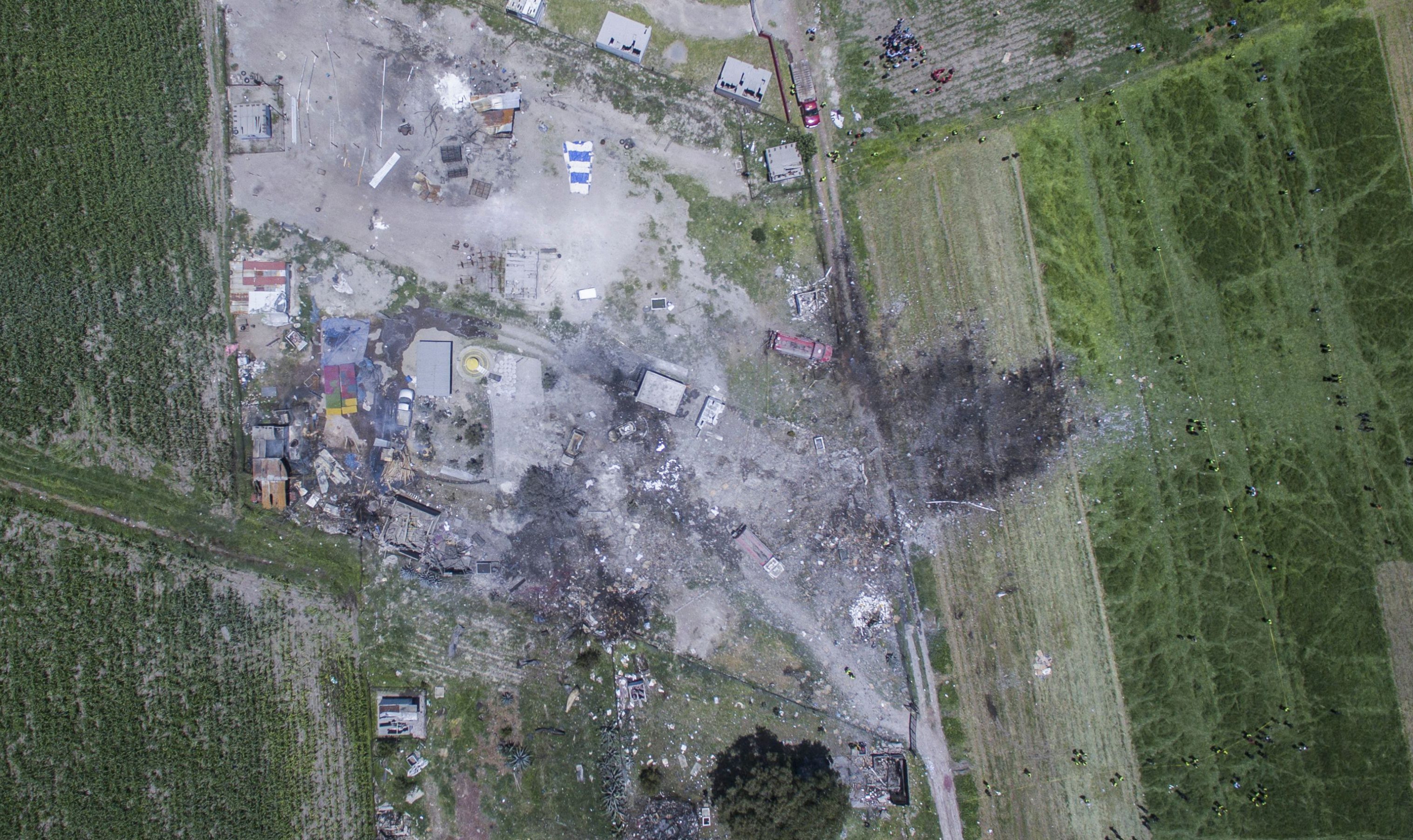 Dos explosiones en talleres pirotécnicos dejaron más de una decena de muertos. Foto:
