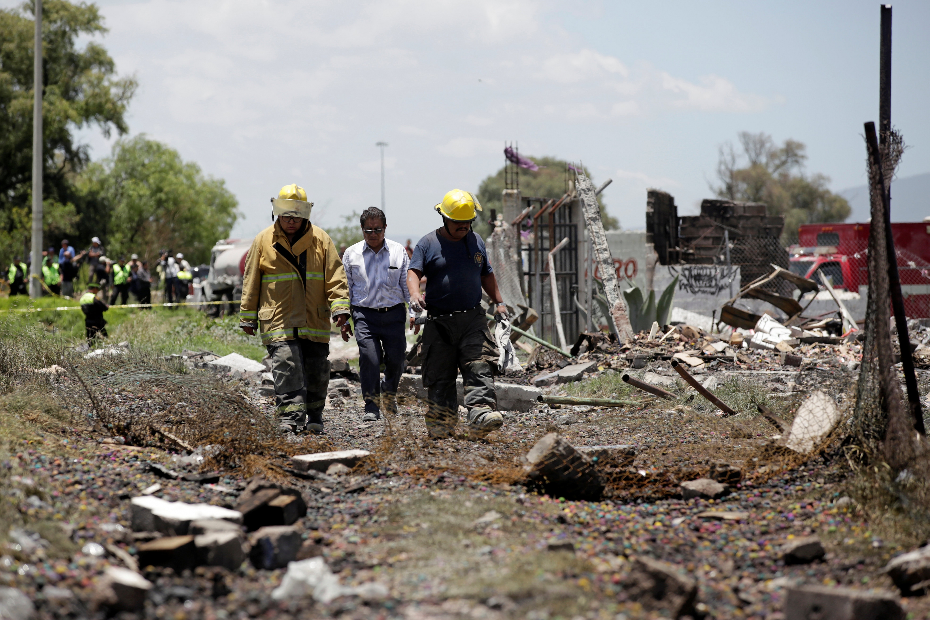 Dos explosiones en talleres pirotécnicos dejaron más de una decena de muertos. Foto: Reuters