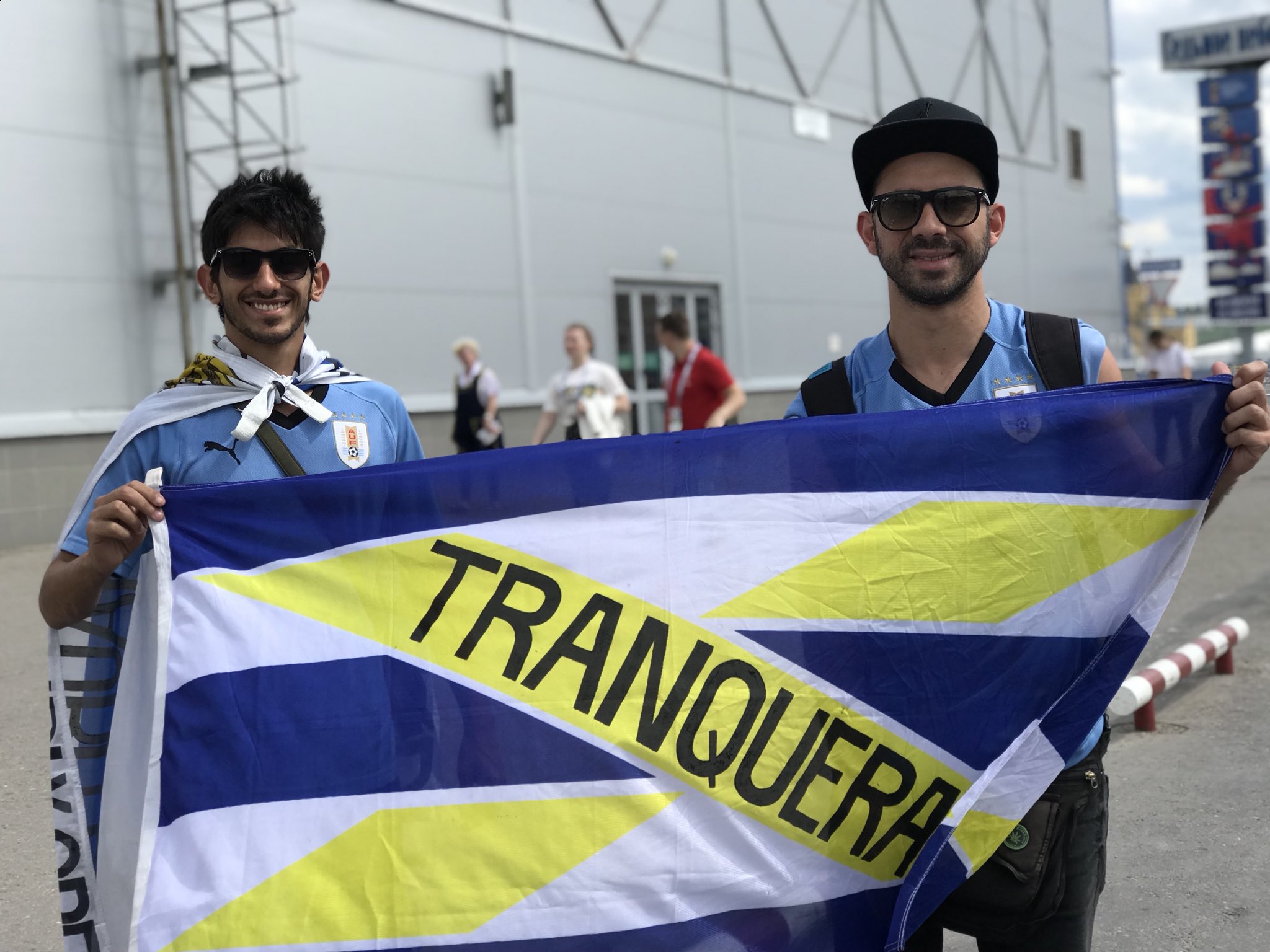 La previa del partido Uruguay-Francia en Nizhny Novgorod. Foto: Gabriel Rodríguez.