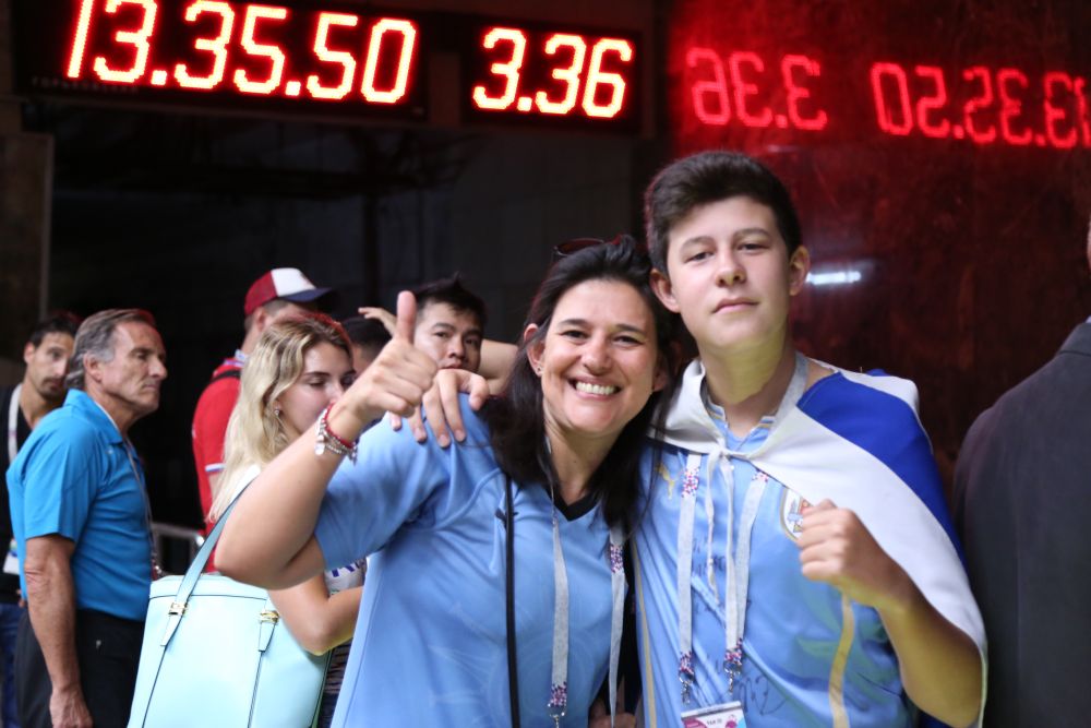 La previa del partido Uruguay-Francia en Nizhny Novgorod. Foto: Gabriel Rodríguez.