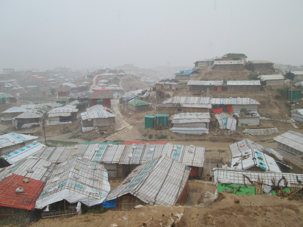 Temporada de monzones en el campamento de Kutupalong-Balukhali. Foto: MSF