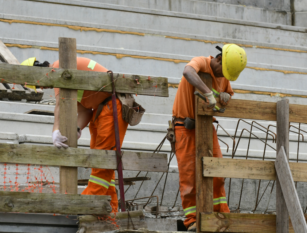 Obra en construcción. Foto: Marcelo Bonjour.