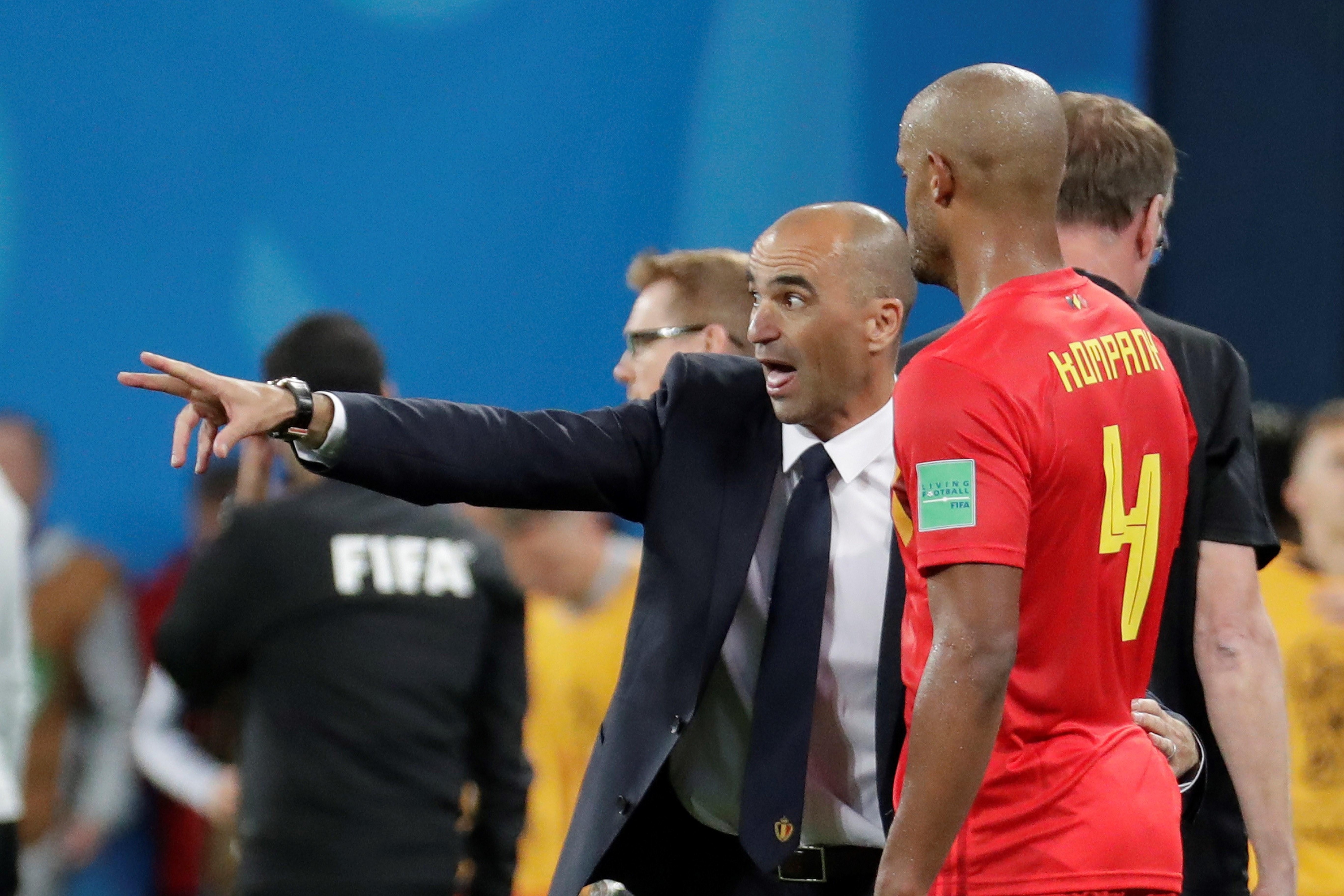 Roberto Martínez, el entrenador de Bélgica. Foto: EFE.