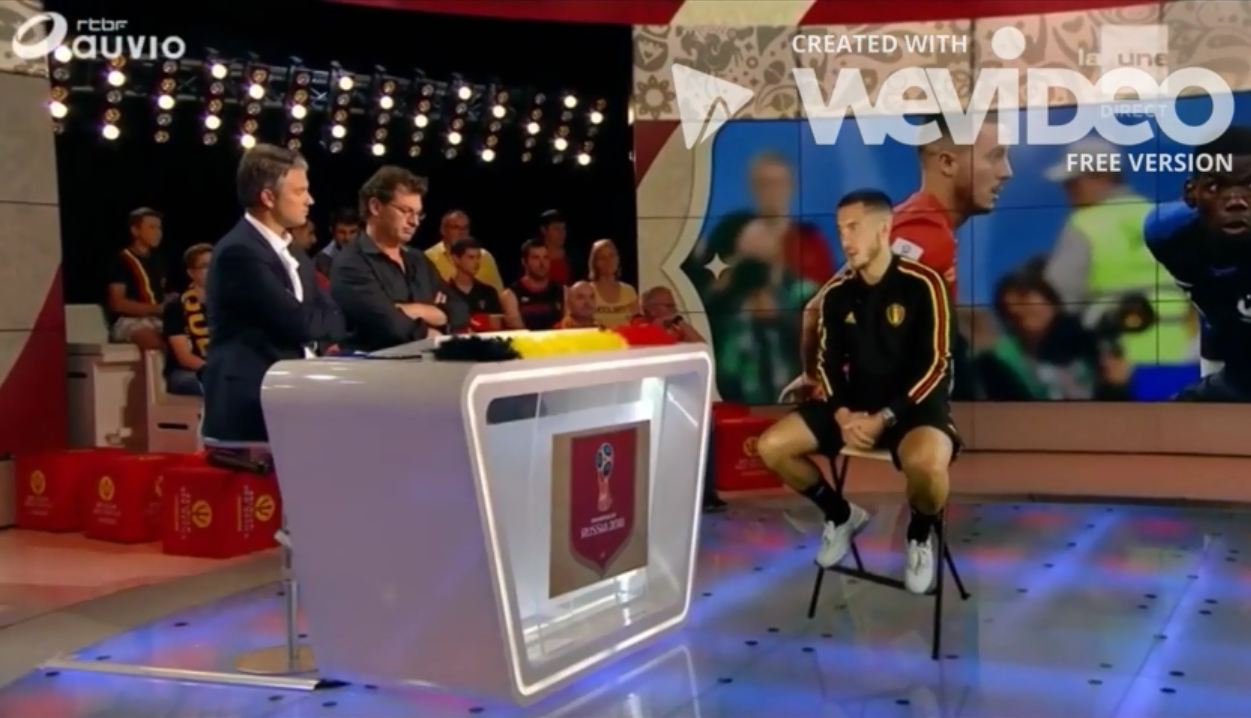 Hazard en TV belga a través de un holograma