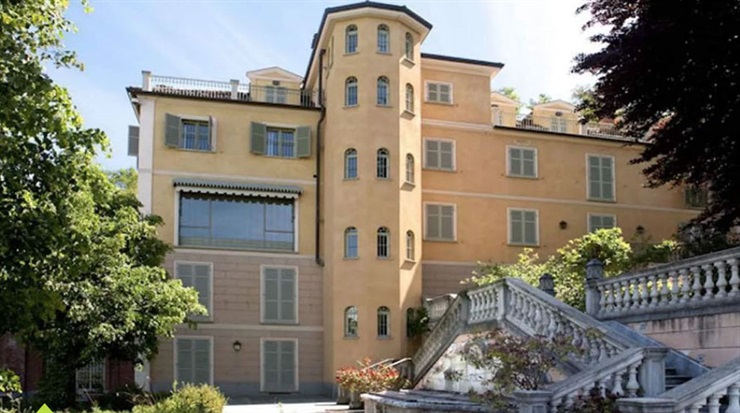 La mansion de Ronaldo en Turín.